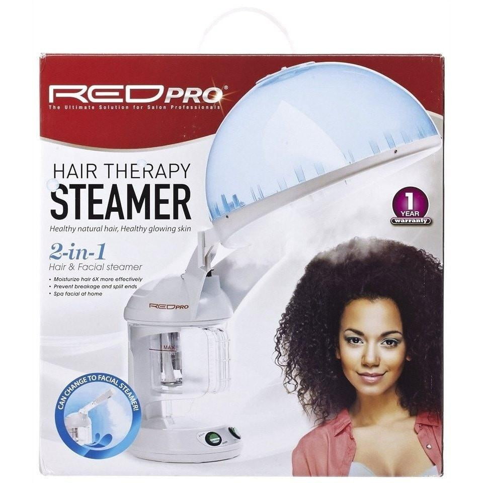 Red Pro Hair Steamer 2-In-1 Hair & Facial Steamer 