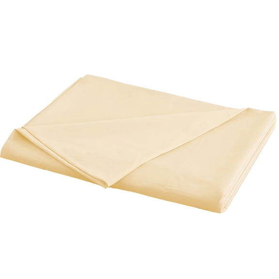 AUQ 100% Egyptian Cotton Fitted Sheet Queen Size, 16 Inch Deep Pocket Bed Sheet, Soft Breathable Sateen Weave, All Season Cooling Bedding, Single Piece