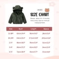 thumbnail image 7 of 6M-4T Toddler Boys Girls Winter Warm Fleece Hooded Coats Jacket Long Sleeve Zip Up Coat Outwear, 7 of 7
