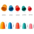 thumbnail image 2 of Natural Rubber Finger Protectors, Biodegradable Material With Non-Slip Grip For Comfortable Wear, Suitable For Universal Use In Handling Flex Glue, Wax, Rosin, Resin, Honey, Glue,, 2 of 7