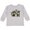 AC-Heather Grey, variant on Inktastic Vacay Mode with Palm Trees Sun and Pineapple Boys or Girls Long Sleeve Toddler T-Shirt
