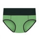 thumbnail image 5 of Braguitas de algodón de cinco piezas de colores a juego para mujer, bragas de cintura grande para mujer, 5 of 6
