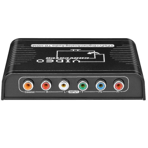 Component To Hdmi-Compatible Converter Rgb Component Video To Hdmi-Compatible Cable Adapter For Ps2 Wii Dvd To Hd Out