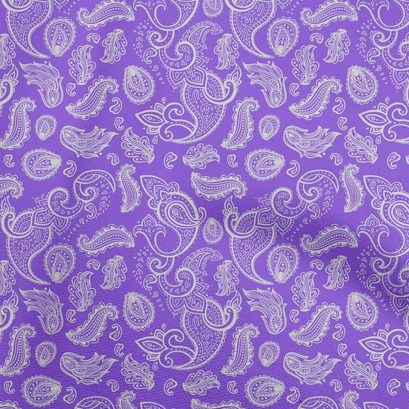oneOone Georgette Viscose Medium Purple Fabric Block Sewing Fabric By The Yard Printed Diy Clothing Sewing Supplies 42 Inch Wide-9C
