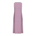 thumbnail image 5 of FcBaudy Robe Sans Manches Col Rond, Robes d'Été pour Femmes, Robes Femmes Robe Longue Imprimée Sans Manches et en Lin Col Rond Robe Femmes, 5 of 5