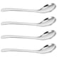 thumbnail image 3 of 4 Uds cucharas de acero inoxidable cucharas para servir Buffet cucharones de sopa cucharón de acero inoxidable cuchara para cantimplora de Hotel utensilio de cocina, 3 of 6