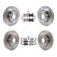 thumbnail image 1 of Transit Auto Front Semi-Metallic Rear Ceramic Pads and Disc Brake Rotors Kit for Car 2016-2018 Cadillac CT6 with 345mm Diameter Rotor K8A-103357, 1 of 11