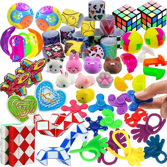 43 Pack Party Favors For Kids, School Classroom Rewards, Treasure Box Toys Carnival Prizes, Pinata Filler Goodie Bag Stuffers