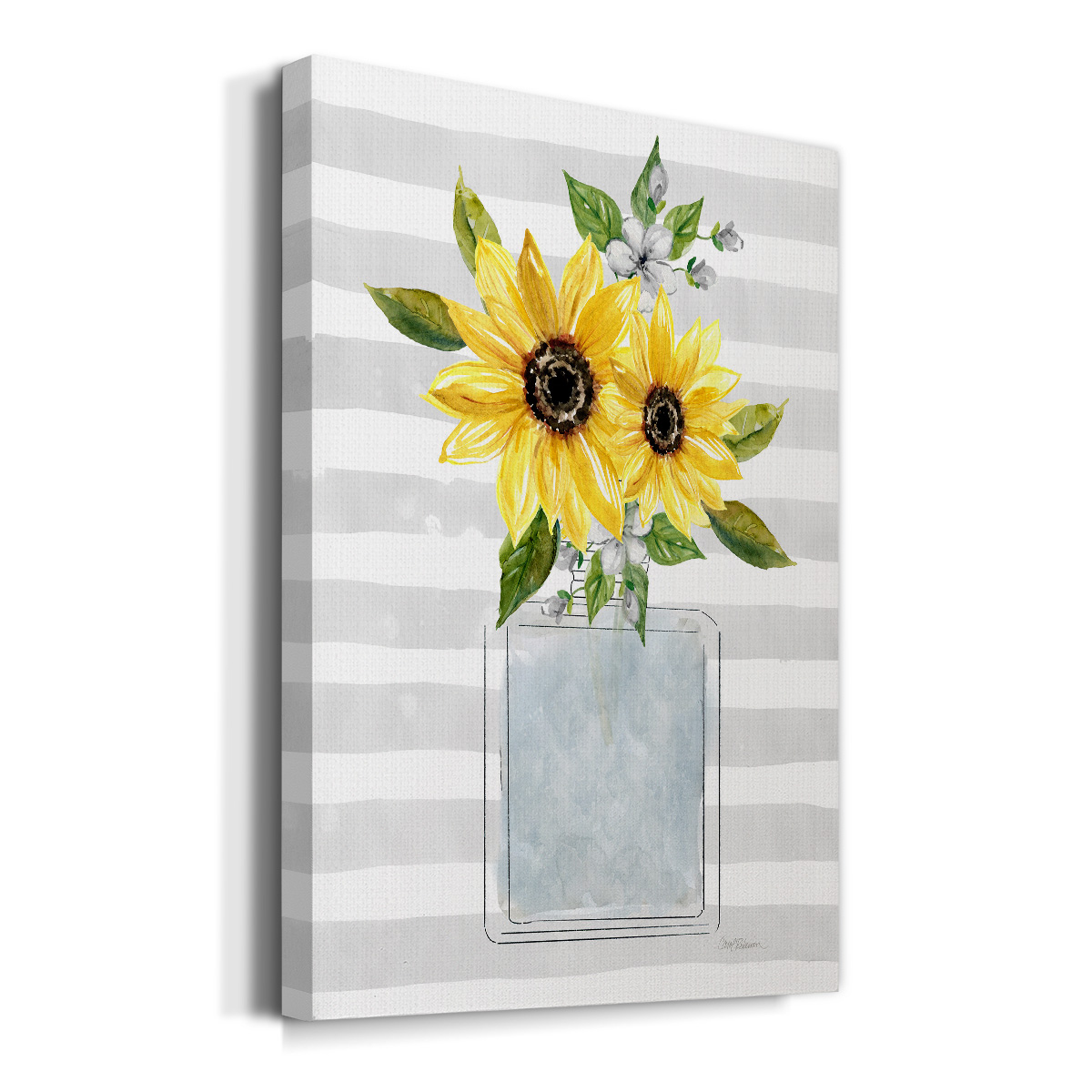Sunflower Perfume I Premium Gallery Wrapped Canvas - Ready to Hang