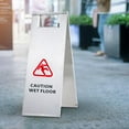 thumbnail image 5 of XIANERS Wet Floor Warning Signs Safety Signs Caution Floor Sign Folding Signs Double-Sided Restaurant Signs Stainless Steel Slippery Warning Signs 5 pcs for Commercial Use original, 5 of 9