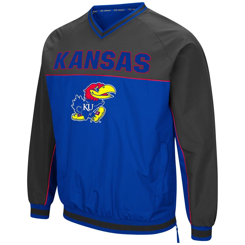 Mens Kansas Jayhawks Windbreaker Jacket L by Colosseum