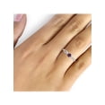 thumbnail image 4 of JewelersClub Ruby Ring Birthstone Jewelry – 0.70 Carat Ruby 0.925 Sterling Silver Ring Jewelry with White Diamond Accent – Gemstone Rings with Hypoallergenic 0.925 Sterling Silver Band, 4 of 4