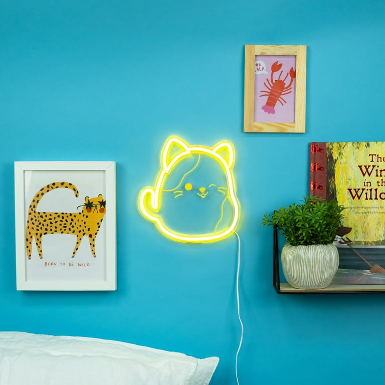 Fizz Creations Squishmallows Cam the Cat Neon Wall Light