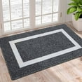 thumbnail image 1 of XICEN Indoor Door Mat, 20x32, Non-Slip Absorbent Resist Dirt Entrance Rug, Machine Washable Low-Profile Inside Entry Door Rugs for Entryway, Black, 1 of 6