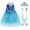Blue Dress And Accessories, variant on HAWEE Little Girls Princess Dress Cosplay Off Shoulder Pink Dress Halloween Fancy Dress Age 3-8Y