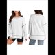 thumbnail image 3 of Sudadera Informal de Cuello Redondo para Mujer, de Larga, Holgada, , con Costuras en Contraste, para Otoño. XXL, 3 of 8