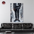 thumbnail image 3 of Man Of Style Men Style Man Cave Canvas Wall Art by Notoriart, Gallery Wrapped, 36" x 54", 3 of 7