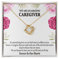 thumbnail image 3 of Amazing Caregiver Healthcare Medical Worker Nurse Appreciation Infinity Knot Necklace Message Card, 3 of 17