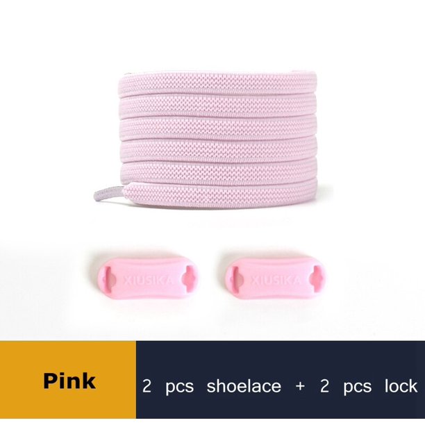 1 par de cordones elásticos planos sin atar cordones de zapatos zapatillas de deporte cordones para adultos y niños cordones perezosos talla única para todos los zapatos accesorios Italia Gao Jinjia LED