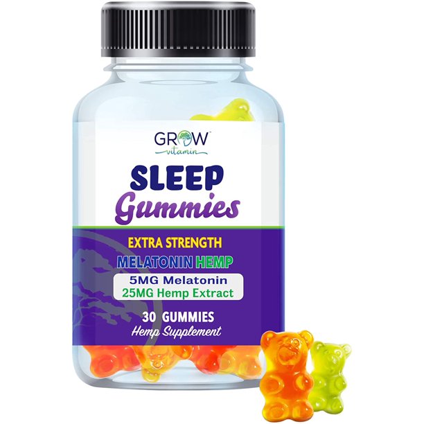 SLEEP GUMMIES By Grow Vitamin Aid Formula All Natural Support for