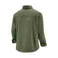 thumbnail image 3 of Fishing Shirt for Men Long Sleeve Button Down Work Shirt Quick Dry Tactical Shirt with Pockets Breathable for Hiking Travel, 3 of 8