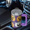 thumbnail image 5 of Halloween Spooky Spider 30 Oz Tumbler with Handle and Straw, Gothic Stainless Steel Cup, Holiday Gift Mug, 5 of 5