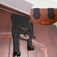 thumbnail image 3 of Artistic Metal Cats Hook for Jackets Bags Coats Rustproof Over The Door Mount Storage Solution For Small Space, 3 of 7