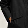 thumbnail image 4 of CHGBMOK Women's Plus Size Waterproof Hooded Raincoat Long Outdoor Windbreaker with Pockets Casual Hiking Camping Jackets, 4 of 9
