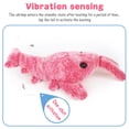 thumbnail image 2 of AMERTEER Electric Simulation Plush Lobster Interactive Cat Toy Catnip Toys Kitten Toys Flopping Lobster Toy Dancing Lobster Catnip Toys for Cat Exercise (Lobster), 2 of 7