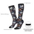 thumbnail image 4 of Vsdgher Cute ghost in the flowers Knee Socks, High Socks Long Stretchy Sock Women Knee High Stocking, Long Socks for Women, 4 of 6