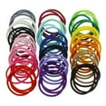 Hair Elastics Hair Ties, Professional Grade Ponytail Holders Metallic