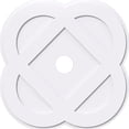 thumbnail image 1 of Ekena Millwork CMP36CE-05000 36 in. OD x 5 in. ID Square Charlotte Architectural Grade PVC Contemporary Ceiling Medallion, 1 of 1