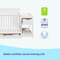 thumbnail image 4 of Cuna convertible Graco Shiloh 5 en 1 con cambiador y cajón, color blanco, 4 of 9