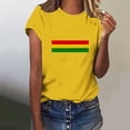 thumbnail image 2 of Women Casual T Shirt Graphics T-Shirt Round Neck Short Sleeve T Shirts, 2 of 4
