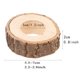thumbnail image 2 of Hebilla de madera para servilleteros, 10 Uds., soporte de hebilla rústica, adorno decorativo para bricolaje, boda, fiesta de cumpleaños, banquete y cena, 2 of 5
