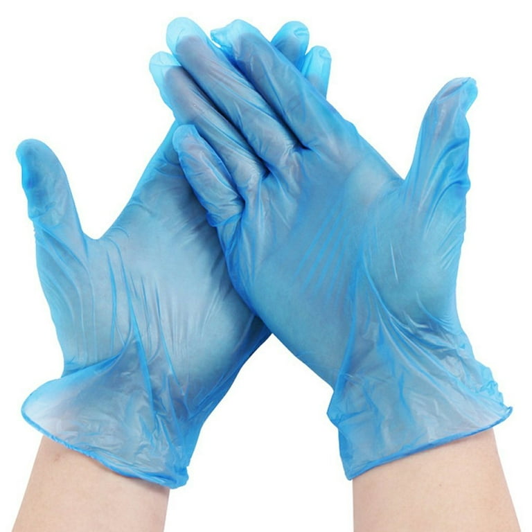 Gants jetables transparents pvc Gants en plastique transparent Latex Prep  Safe Gloves