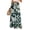 Green, variant on Women's Summer Floral Print Wide Leg Palazzo Pants with High Waist Elastic Drawstring Side Pockets and Casual Design for Everyday Wear ,Blue XL