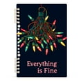 thumbnail image 7 of FORMRS 1-Subject Spiral Notebook 8" x 5" College Ruled 60 Refillable Sheet A5 Hard Cover, 2 Pack, Blue Christmas Light, 7 of 7