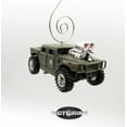thumbnail image 2 of Hummer Humvee SUV Army Green Car Rare Christmas Ornament Diecast, 2 of 4