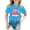 Sky Blue, variant on Hiijoy Big Girls Mother's Day T Shirt Cotton Short Sleeve Tshirt for Kids, Sizes 1-9