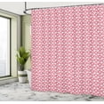 thumbnail image 4 of Ambesonne Strawberry Shower Curtain, Flowers Fresh Fruit Art, 69"Wx70"L, Pastel Pink White, 4 of 4