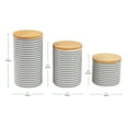 thumbnail image 4 of Mind Reader 3-Piece Canister Set, Sugar Container, Coffee Storage, Lids, Kitchen, Ceramic, 4 of 8