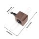 thumbnail image 3 of Solid Wood Air Flower Holders Flower Vase Decoration Ornaments Car Decoration Aromatherapy Empty Bottle Dry Vase Wall Decoration, 3 of 5