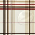 thumbnail image 4 of Yayeee Shower Curtain with Hooks 72"x72" Waterproof Fabric Bathroom Hanging Decor, Cream Plaid, 4 of 5