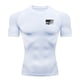 thumbnail image 1 of Ceisia Men's Tactical Flag Compression T-shirt Slim Fit Short Sleeve Round Neck High Elastic Fitness Running Tee Tops White L Gifts, 1 of 6