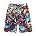 thumbnail image 1 of Pantalones cortos de playa informales con estampado Digital 3D para hombre, pantalones cortos de secado rápido a la moda para verano, parque de viajes, correr y deportes, natación Fivean unisex, 1 of 2