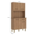 thumbnail image 4 of MOBI Alacena de Madera Modelo Bruselas Color Miel, 4 of 5