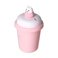 thumbnail image 3 of Humidificador Humidificador de taza de té con leche rosa Pequeño escritorio Dormitorio Mesita de noche Purificador de aire Humidificador, 3 of 9