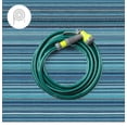 thumbnail image 5 of FH Home Outdoor Camping Rug - Waterproof, Fade Resistant, Reversible - Premium Recycled Plastic - Striped - Large Patio, Deck, Sunroom, RV, Camping - Havana - Turquoise - 9 x 12 ft Foldable, 5 of 9