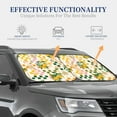 thumbnail image 4 of Balery Fruit Sun Shield 2 Pack For Car Front Windows Foldable Sun Visor Protector Blocks Max Uv Rays And Keeps Your Vehicle Cool For Most Sedans Suv Truck, 4 of 7